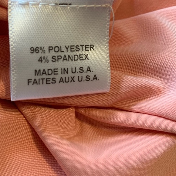 Misa Domino Front Tie Peach Pink Size XS - Picture 7 of 7